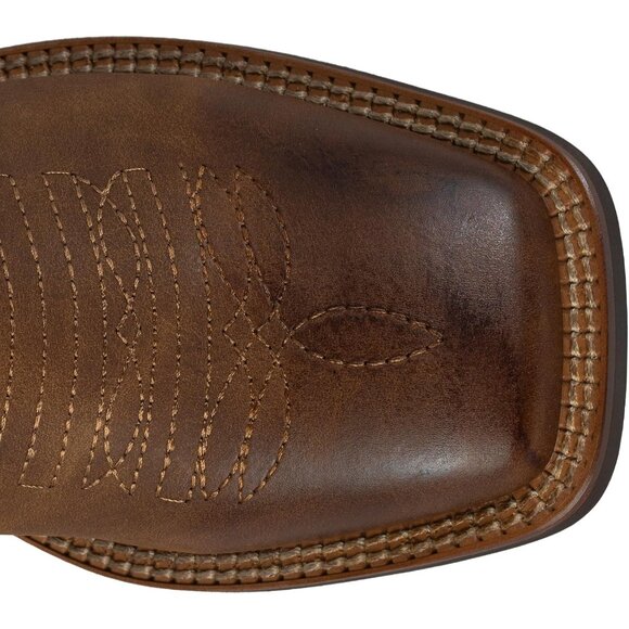 SheSole Womens Turquoise-brown Wide Calf Square Toe Western Fashion Cowgirl Boot - Picture 3 of 9